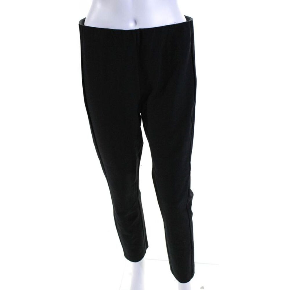 Rag & Bone Womens Cotton Elastic Waist High Rise Slim Fit Pants Black 10